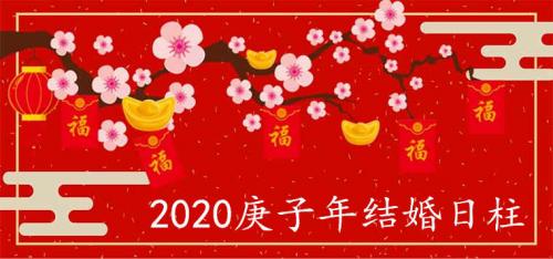 2020年庚子结婚的日柱有哪些 2020年有姻缘的八字特征